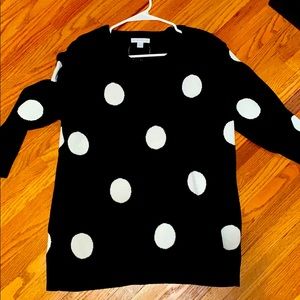 Black/White Circle Sweater